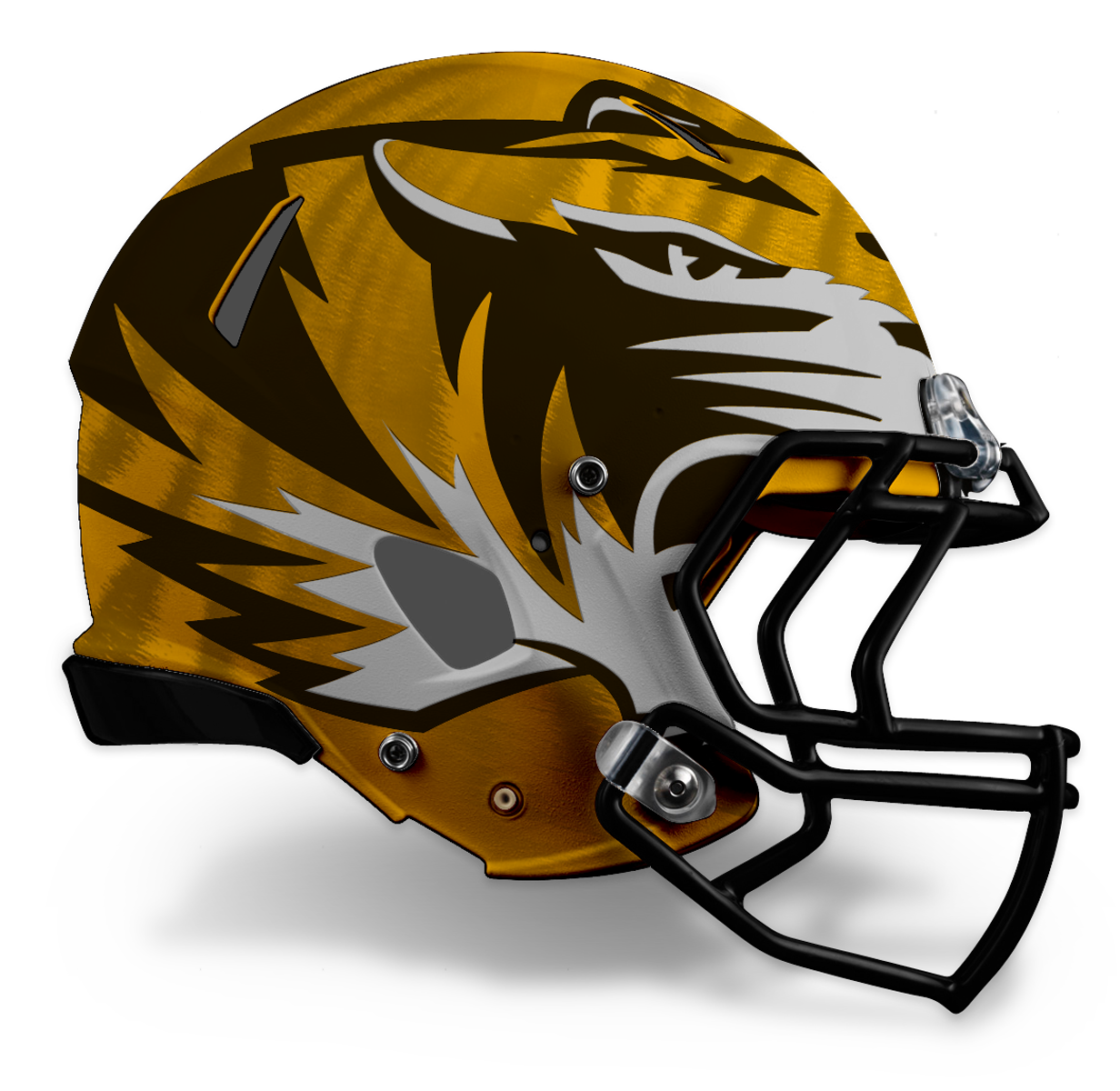 v1 - Large Tiger on Gold w/ Stripes
