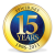 15 year company anniversary seal Thumbnail