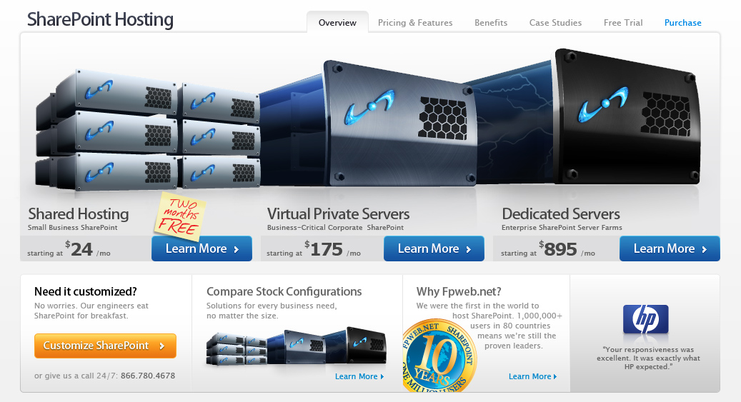SharePoint Server Landing Page Top Fold